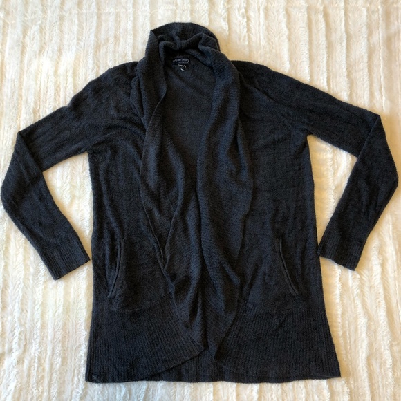 Barefoot Dreams CozyChic Lite® Circle Cardigan in Indigo sz M - Picture 8 of 11